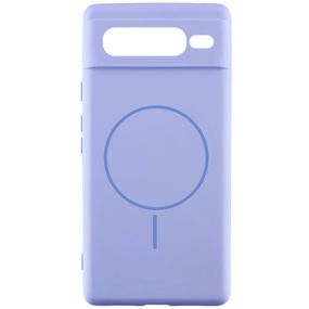 Чохол Silicone Cover Lakshmi Full Camera (AA) with Magnetic Fit для Google Pixel 7 Pro Бузковий / Dasheen