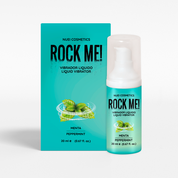 Рідкий вібратор ROCK ME! зі смаком м’яти, 20 мл Nuei (Іспанія) Sex Aura