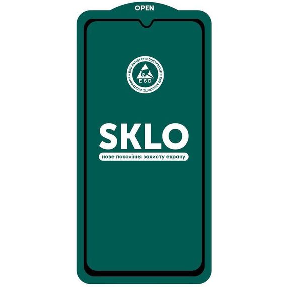 Защитное стекло SKLO 5D (тех.пак) для Xiaomi Redmi 15C (EU) / Poco C85 (EU) Черный