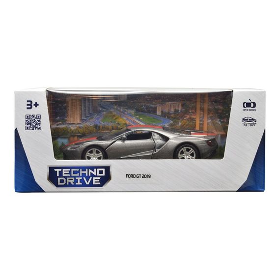 Дитяча автомодель "FORD GT 2019" TechnoDrive 250338U, сірий, 1:32 | Зображення 8