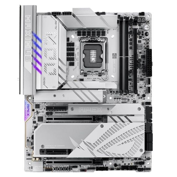 Материнcька плата ASUS  ROG MAXIMUS Z890 APEX s1851 Z890 2xDDR5 M.2 Thunderbolt DP Wi-Fi BT ATX білий (90MB1IP0-M0EAY0)