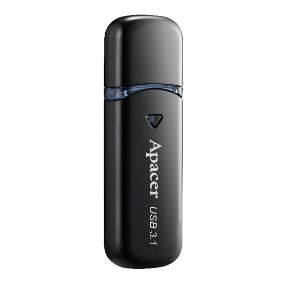 USB флеш накопичувач Apacer 32GB AH355 Black USB 3.0 (AP32GAH355B-1) | Зображення 1