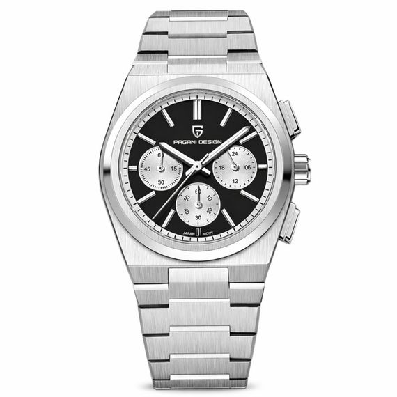 Чоловічий годинник Pagani Design PD-1761 Silver-Black