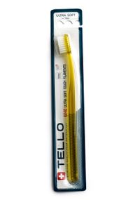 Зубна щітка Tello 6240 Ultra Soft, d 0.10 mm, жовта
