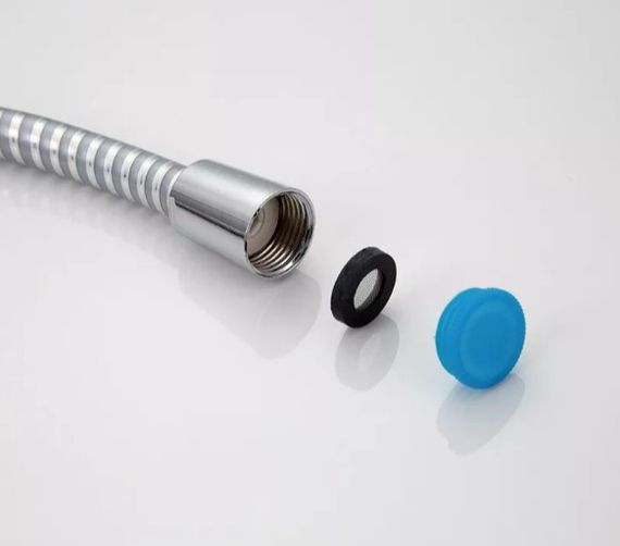 Душовий шланг Gappo 1500 мм, сірий/хром G42 | Зображення 1