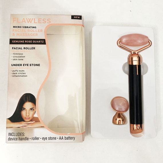 Массажер ролик электрический для лица Facial Roller Massager. ZF-168 Цвет: черный | Зображення 2