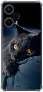 Чохол на Xiaomi Redmi Note 12 Turbo Димчастий кіт "825sp-3025-2448"