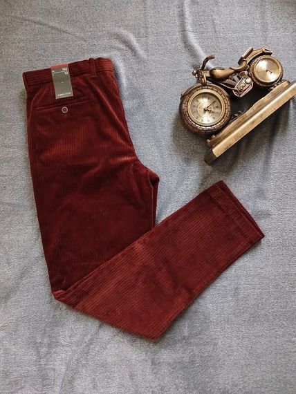 Чоловічі вельветові завужені штани | Зображення 2