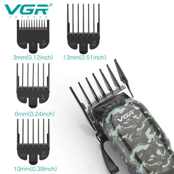 Машинка-тример VGR V-665 бездротова, титанові леза, XPRO (44240-V-665_521) | Зображення 4