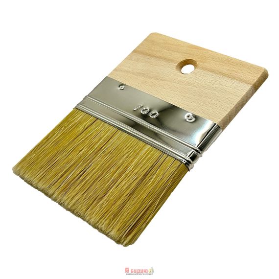 Пензель плоский для декору 10см OLEJNIK 98100