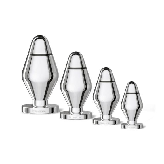 Металлическая анальная пробка Mystim Little John для электростимулятора, диаметр 4см sexstyle | Зображення 6