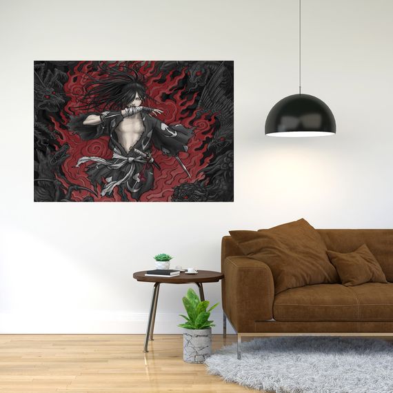 Плакат-постер з принтом Кавун Dororo - Дороро 12 А2 ПЛ000649(А2)