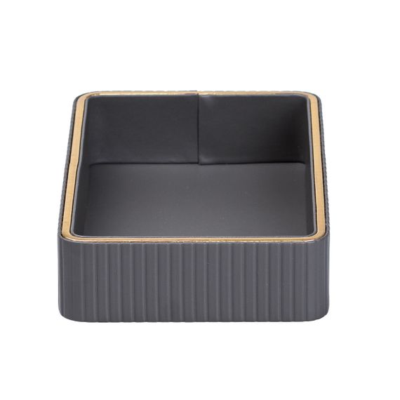 Серветниця на стіл з еко-шкіри 25 х 15.5 х 5 см Сірий HP9900G | Зображення 2