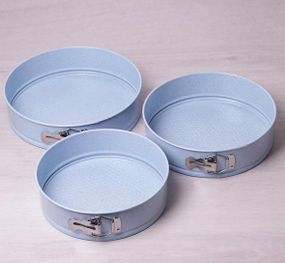 Набір роз'ємних форм 3шт Kamille Marble Ø24см, Ø26см, Ø28см