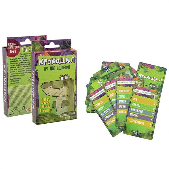 Розважальна гра "Крокодил" 30557 (укр.) | Зображення 1