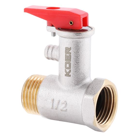 Запобіжний клапан для бойлера Koer KR.1040 - 1/2 "8BAR (з ручкою) (KR2889) | Зображення 2