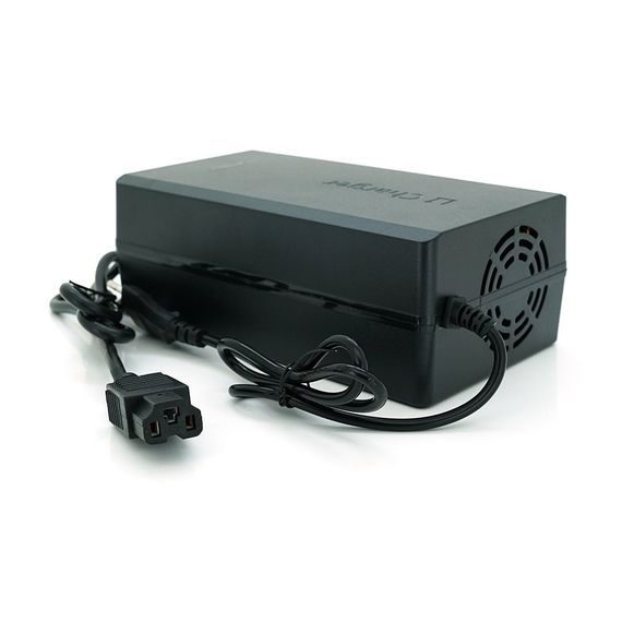 Зарядний пристрій Jinyi для акумуляторів LiFePo4 60V(73V),20S,8A,штекер Triangle plug (T-tipe/C13/IEC),з індикацією,BOX | Зображення 2