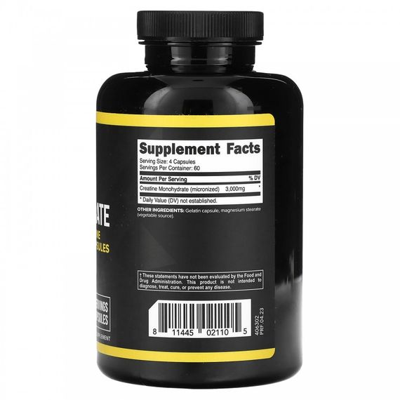 Креатин моногідрат Primaforce Сreatine Monohydrate, 750 mg, 240 Capsules | Зображення 1