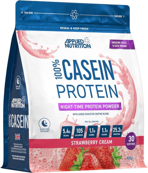 Мицеллярный казеин Applied Nutrition​​​​​​​ Micellar Casein 900 g (Strawberry Cream)