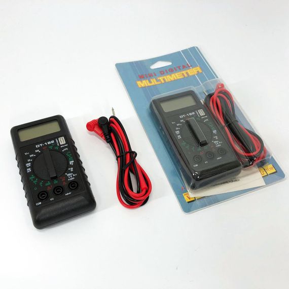 Мультиметр DT-182 (100), мультиметр вольтметр тестер, мультиметр для автомобіля, тестер для електрика | Зображення 6