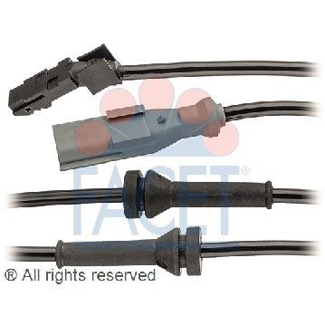 Датчик ABS задний левый Renault Kangoo 08-, Facet, 21.0144,