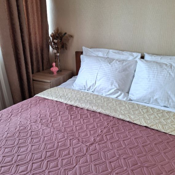 Покривало SoundSleep Soft Dream двостороннє 220х240 см рожево-ванільне (94395822) | Зображення 1