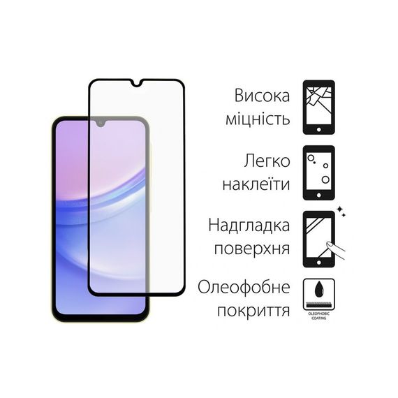 Скло захисне Dengos Samsung Galaxy A25 5G 2pcs (DG-TG2P-12) | Зображення 1