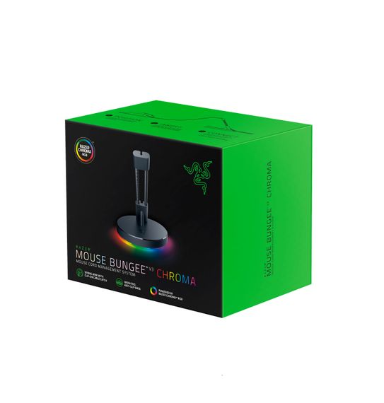 Держатель кабеля Razer Mouse Bungee V3 Chroma RGB Black (RC21-01520100-R3M1) | Зображення 1