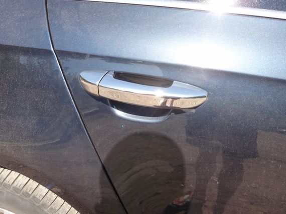 Накладки на ручки (4 шт, нерж) Carmos, Турецкая сталь для Volkswagen Passat СС 2008-2024 гг | Зображення 1