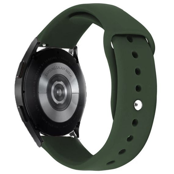 Силіконовий ремінець Sport для Smart Watch 20mm Зелений/Cyprus Green
