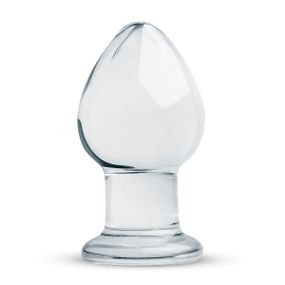 Стеклянная анальная пробка Gildo Glass Buttplug No. 26, Прозрачный