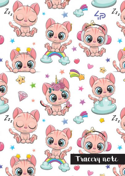 Блокнот 4Profi "Tracery note" cats 40 листов  формат А6 905096