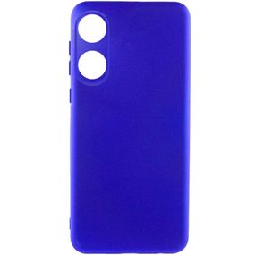 Чехол Silicone Cover Lakshmi Full Camera (A) для Oppo A58 4G Синий / Iris