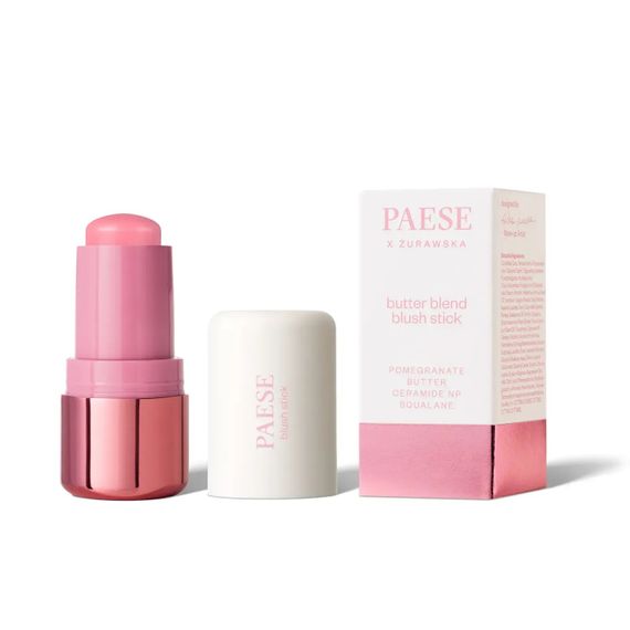 Кремові рум'яна для обличчя Paese x Zurawska butter blend blush stick - 01 Peony (6 g) | Зображення 2