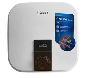 Водонагрівач Midea над мийкою, 10 л, 2,0 кВт, "мокрий" ТЕН, вертикальний, квадратний, білий (D10-20VI(O))