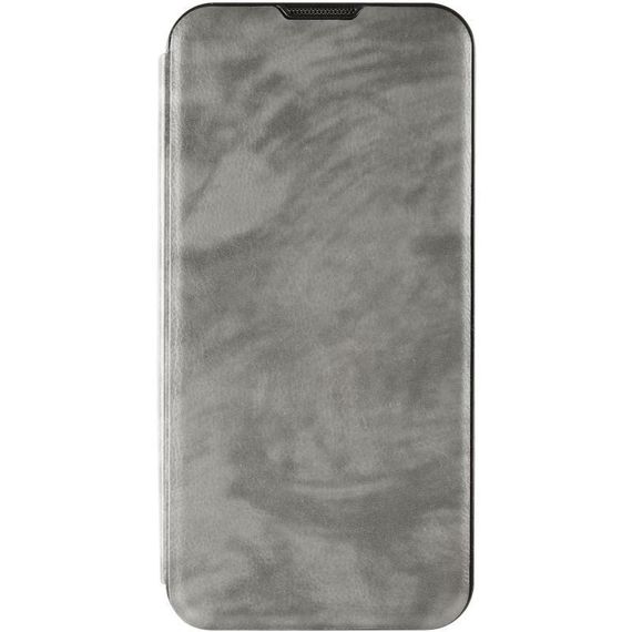 Шкіряний чохол-книжка Belora для Xiaomi Redmi 9A Gray | Зображення 1