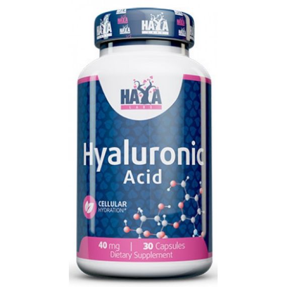 Комплекс для суглобів Haya Labs Hyaluronic Acid 40 mg 30 Caps