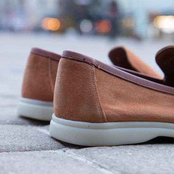 Мокасины рыжего цвета 44 размер | Зображення 3