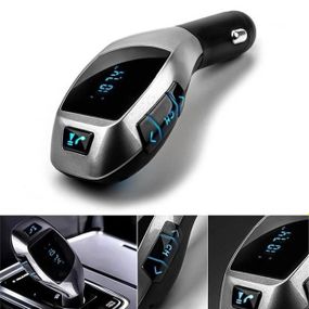 Автомобильный bluetooth fm модулятор X5 ВТ для автомагнитолы, mp3 / фм трансмиттер OB-474 с дисплеем
