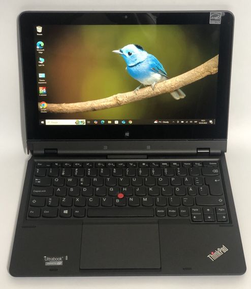 Нетбук-трансформер Б-клас Lenovo ThinkPad Helix / 11.6" (1920x1080) IPS Touch / Intel Core i7-3667U (2 (4) ядра по 2.0 - 3.2 GHz) / 8 GB DDR3 / 256 GB SSD / Intel HD Graphics 4000 / WebCam / Win 10 Pro / 2x АКБ б/в | Зображення 1