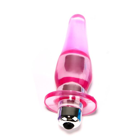 Вибростимулятор анальный розовый
