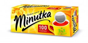 Чай чорний дрібнолистовий в пакетиках Minutka (100шт), Польща