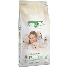 Корм BonaCibo Puppy Lamb & Rice сухий з ягнятиною для щенят 15 кг