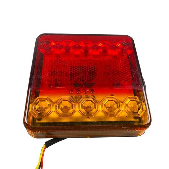 Ліхтар LED задній 12В-24В-30В 100х100х20 мм