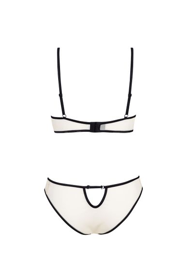 Боди Beauty Night SAVANNAH TEDDY Экрю S/M | Зображення 5