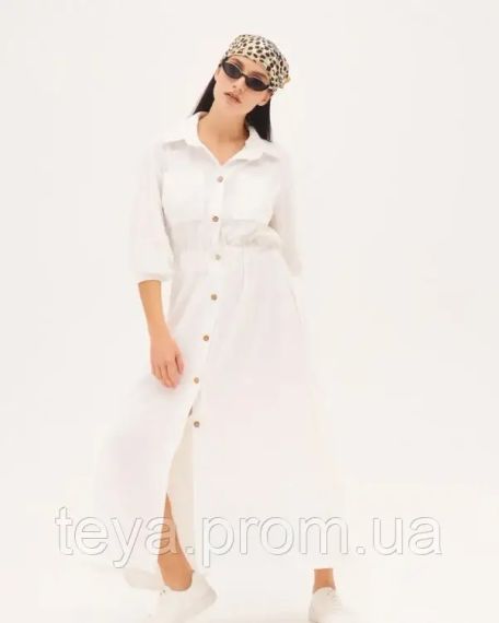 Плаття для жінок колір білий розмір XL FI_001406