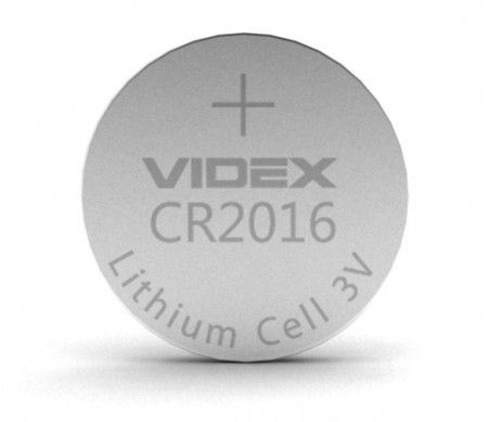 Videx Батарейка літієва CR2016 | Зображення 1