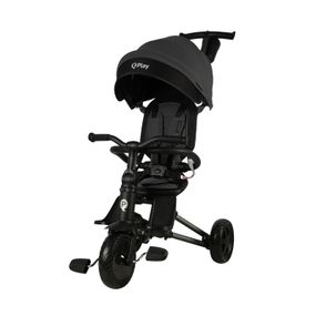 Детский велосипед QPlay Nova складаний триколісний Ultimate Black (S700-16NovaEvaUB)