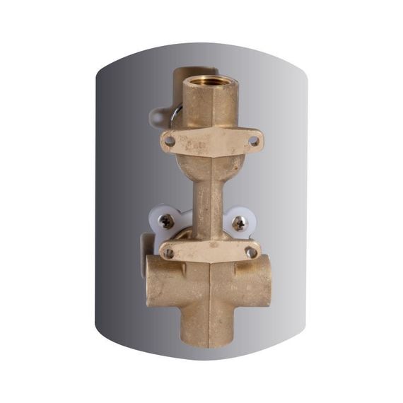 Душова система універсальна Qtap Slavonice прихованого монтажу на два споживача QTSLA113CRM45898 Chrome | Зображення 5