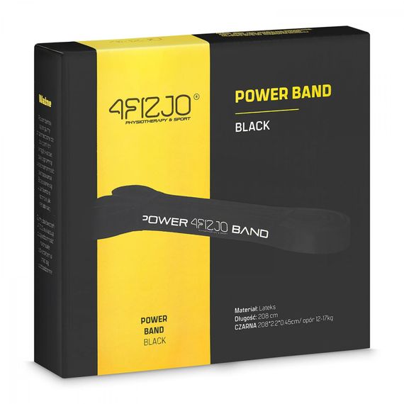 Еспандер-петля (резинка для фітнесу і спорту) 4FIZJO Power Band 21 мм 12-17 кг 4FJ1066 (P-5907222931066) | Зображення 1